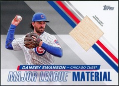 2024 Topps Series 1 Dansby Swanson #MLM-DS Major League Material Game Used Bat Relic